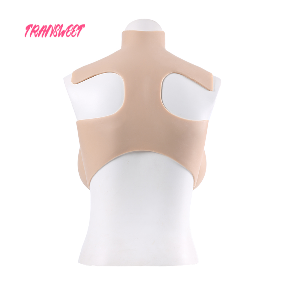 TRANSWEET 100% Artificial Silicone Breast Form False Fake Boobs for Crossdresser Transgender Shemale Drag Queen Enhancer Cosplay - TRANSWEET