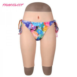 TRANSWEET High Quality Silicone Realistic Vagina Briefs Shemale Crossdresser Pussy Pants Transgender Fake Vagina Underwear - TRANSWEET