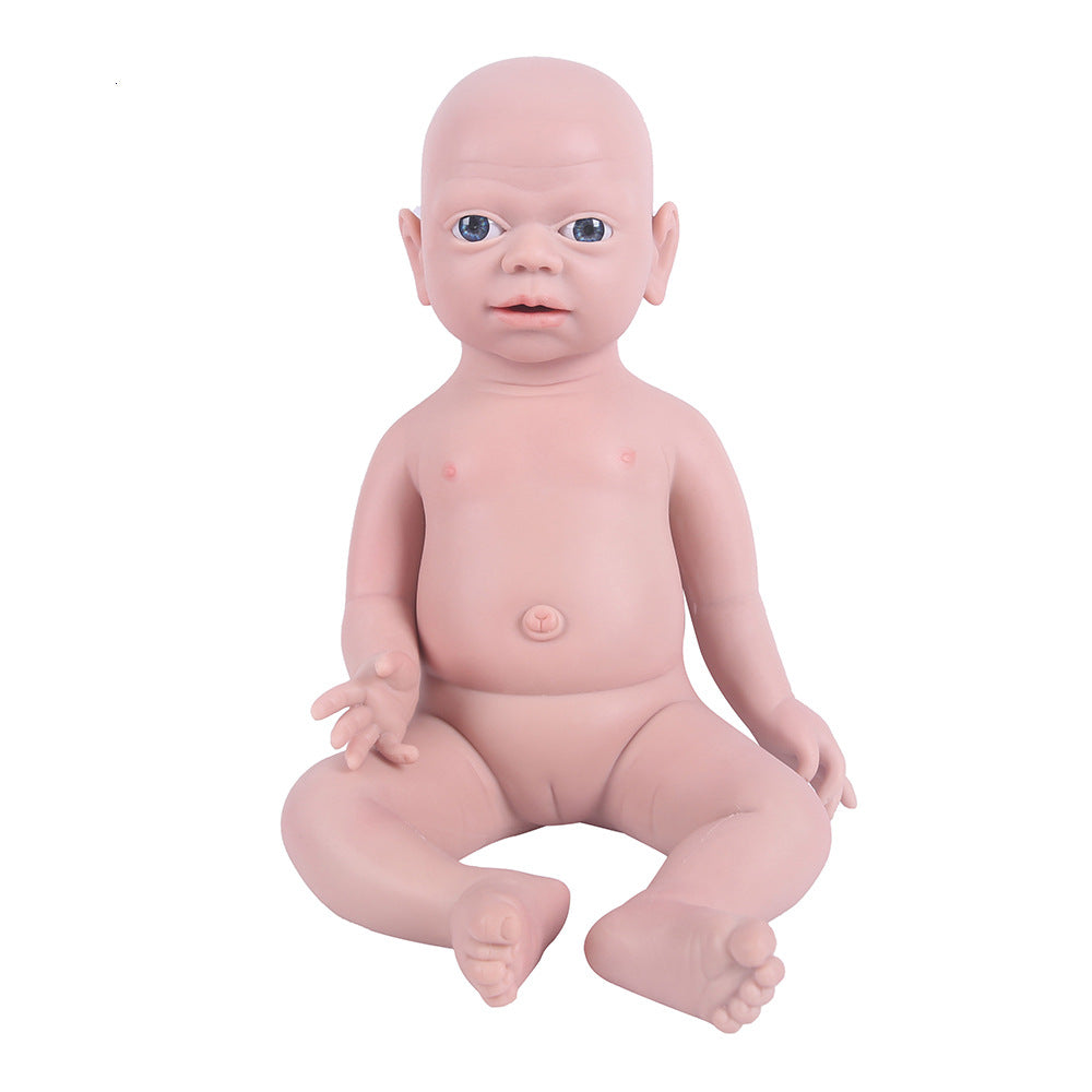 21 inch Full Body Silicone Baby Dolls Realistic, Not Vinyl Dolls,  Real Lifelike Reborn Silicone Baby Doll  With Clothes - Girl - TRANSWEET