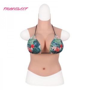 TRANSWEET LATEST E Cup Realistic Half body Silicone Breast Forms Big Fake Boobs Crossdressing for Crossdresser Transgender - TRANSWEET