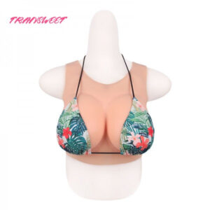 TRANSWEET B Cup Artificial Realistic Silicone Breast Forms Fake Breast for Crossdressing Drag Queen Shemale Cosplay - TRANSWEET