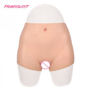 TRANSWEET Silicone Realistic Vagina Panties Pussy Pants Transgender Fake Vagina for Shemale Crossdresser Enhancer Hip Up - TRANSWEET