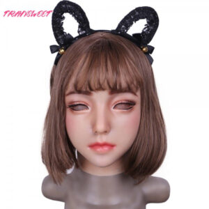 TRANSWEET 2019 New Emily Doll Silicone Female Mask Cosplay Crossdresser Ladyboy Full Head Mask - TRANSWEET