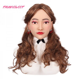 TRANSWEET Silicone Artificial Realistic Mask for Crossdresser Halloween Transgender Cosplay Shemale - TRANSWEET