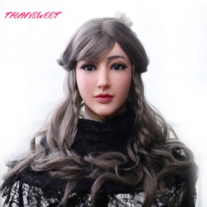 TRANSWEET Alice Female Mask Silicone Realistic Halloween Headwear Crossdressers - TRANSWEET