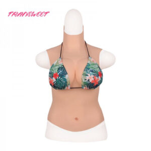 TRANSWEET LATEST C Cup Realistic Half body Silicone Breast Forms Big Fake Boobs Crossdressing for Crossdresser Transgender - TRANSWEET