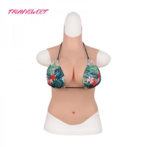 TRANSWEET LATEST D Cup Realistic Half body Silicone Breast Forms Big Fake Boobs Crossdressing for Crossdresser Transgender - TRANSWEET