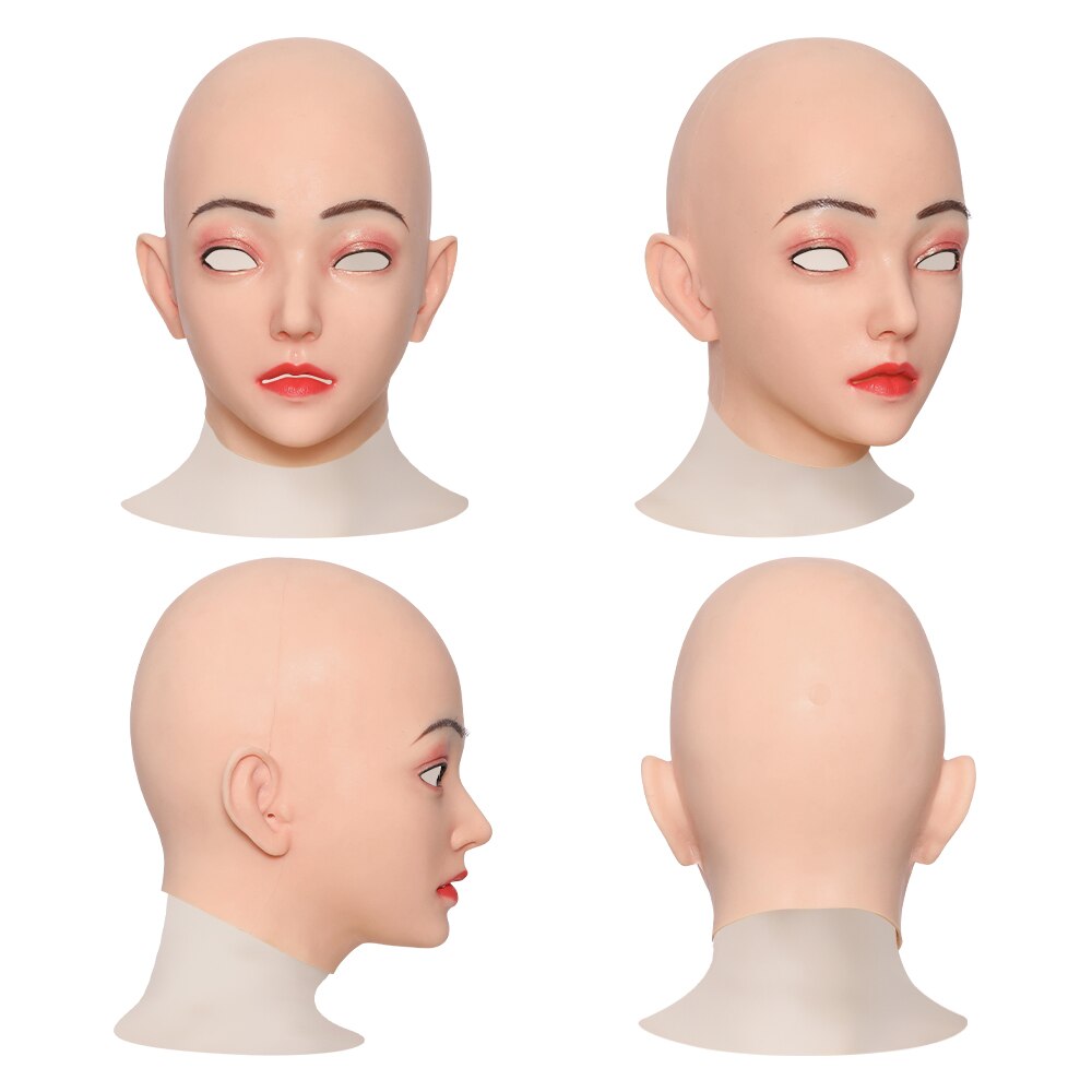 Silicone Beauty Mask Collection Realistic Male to Female Full Head Mask Drag Queen - TRANSWEET