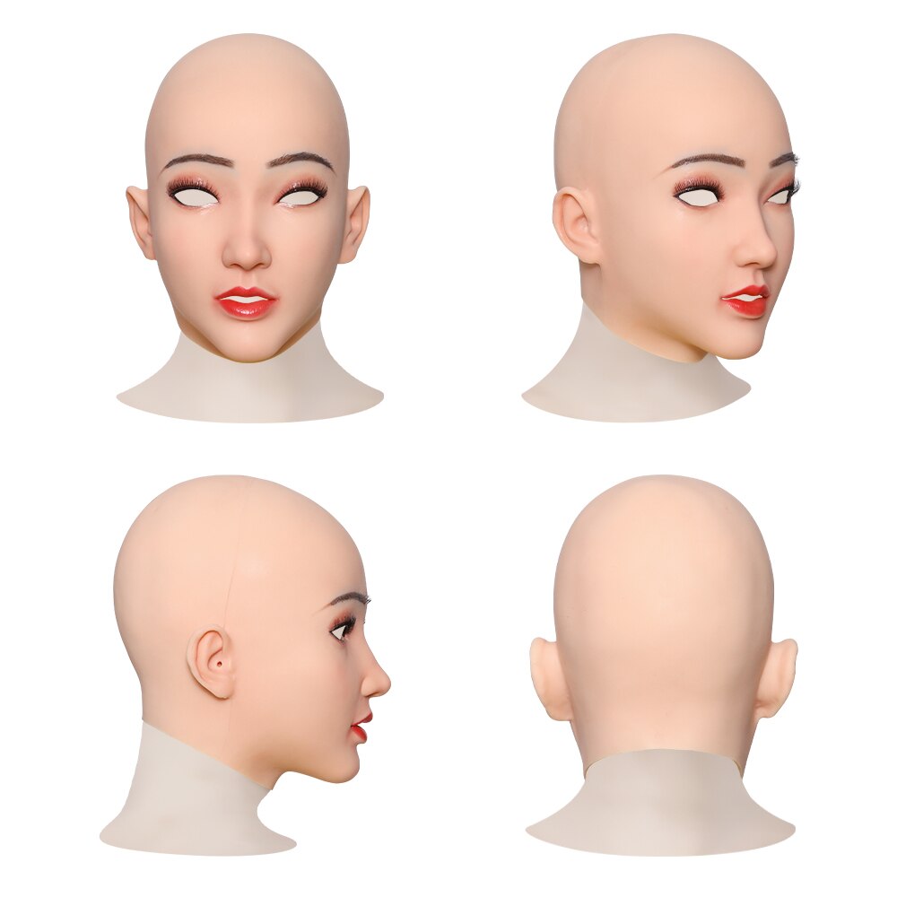 Silicone Beauty Mask Collection Realistic Male to Female Full Head Mask Drag Queen - TRANSWEET