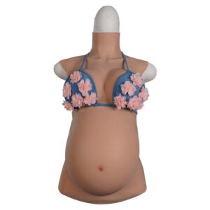 4-9 Months Realistic Silicone Fake Pregnant Crossdresser Twins Pregnant Belly - TRANSWEET