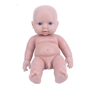 11.4 Inch Full Silicone Doll Mini Realistic Newborn Baby Dolls with Clothes -Boy - TRANSWEET