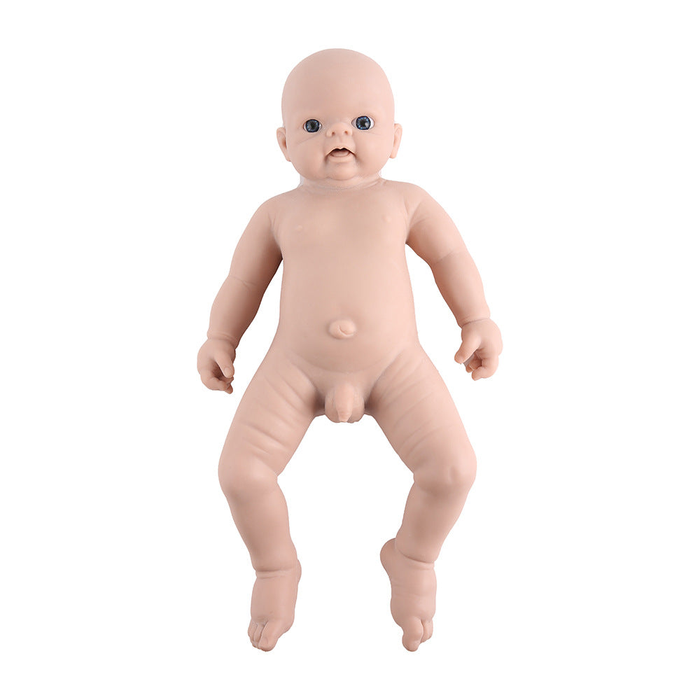 18 Inch Inch Full Body Silicone Baby Dolls,Not Vinyl Dolls,Realistic Real Baby Doll, Lifelike Alive Newborn Baby Doll - Boy - TRANSWEET