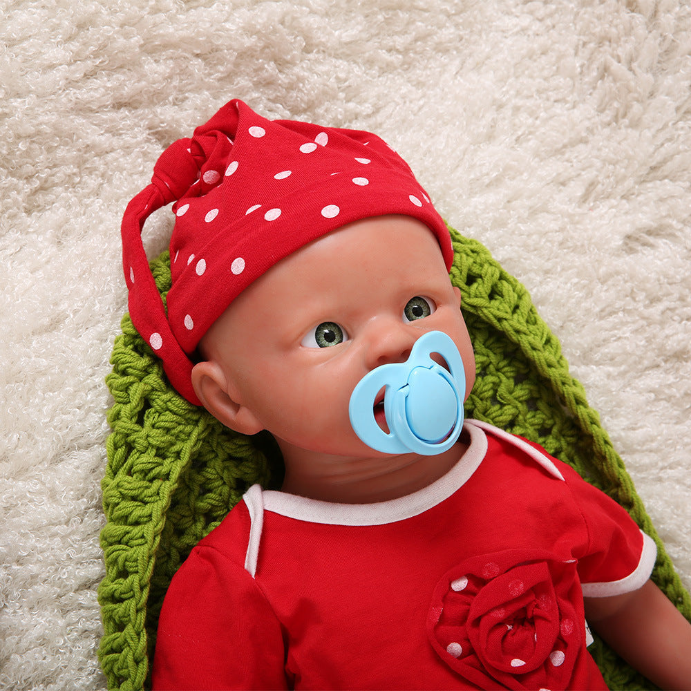 19 Inch Full Body Silicone Baby Dolls Realistic, Not Vinyl Dolls, Bald Real Lifelike Silicone Baby Doll for DIY Lovers Doll Collectors  - Girl - TRANSWEET