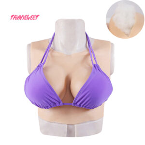 TRANSWEET Realistic Crossdresser Breast Forms Silicone Fake Boobs for Drag Queen Shemale Transgender Crossdressing - TRANSWEET