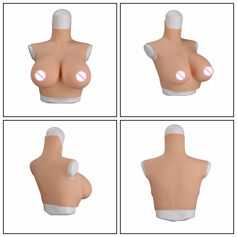 TRANSWEET Realistic Silicone Breast Forms False Boobs 6th Generation Skin Spot Breasts for Crossdresser Drag Queen Shemale - TRANSWEET