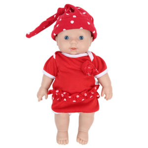 11.4 Inch Full Silicone Doll Mini Realistic Newborn Baby Dolls with Clothes - Girl - TRANSWEET