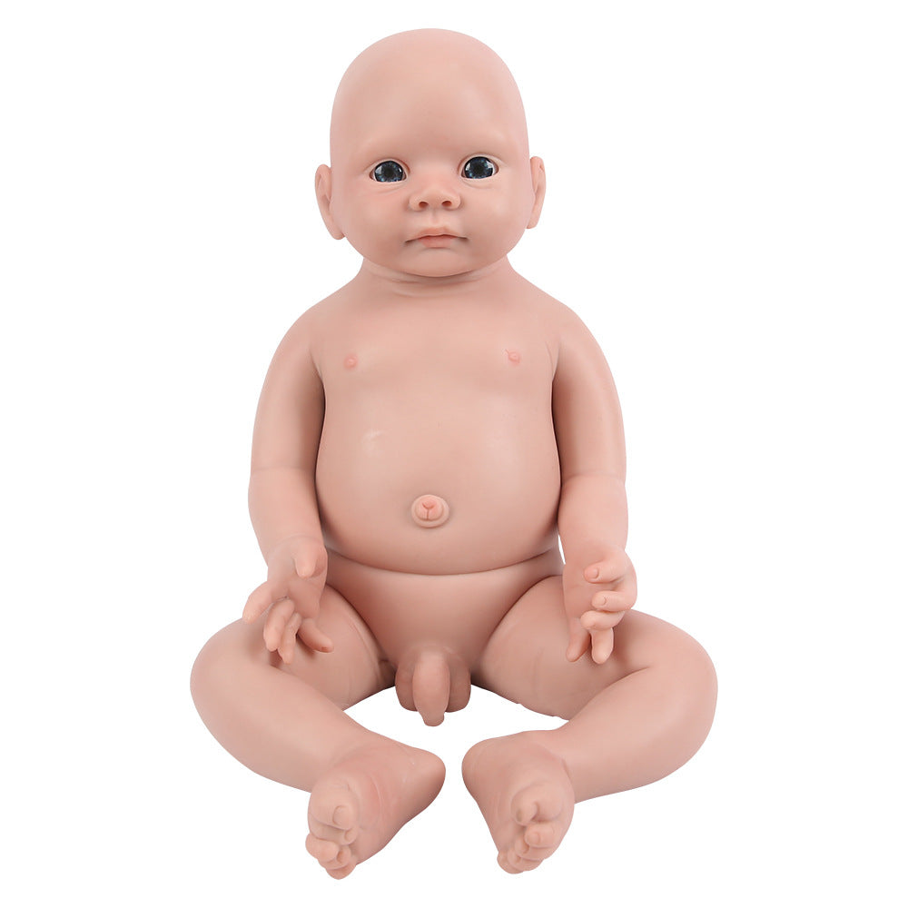 19 Inch Eyes Open Full Body Silicone Baby Dolls, Non Vinyl Dolls,  Newborn Baby Dolls,Lifelike Realistic Baby Dolls Boy - TRANSWEET