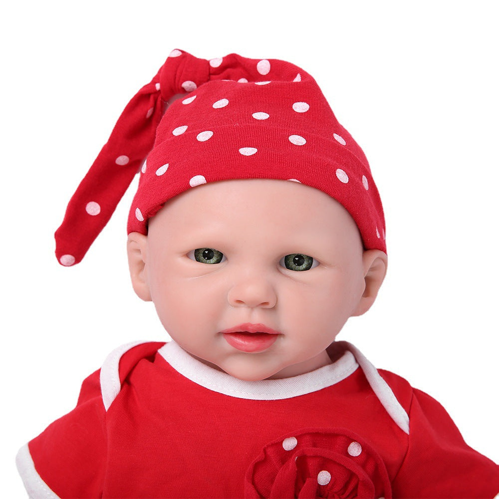 19 Inch Eyes Open Full Body Silicone Baby Dolls Realistic, Non Vinyl Dolls, Bald Newborn Silicone Dolls Full Silicone Baby - Girl - TRANSWEET