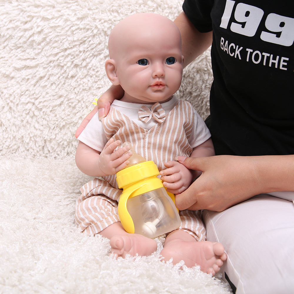 20 inch Eyes Open Full Body Silicone Baby Dolls Realistic, Non Vinyl Dolls,  Real Full Weighted Silicone Baby Doll Boy - TRANSWEET