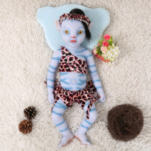 20 inch Full Body Silicone Eyes Open Reborn Baby Avatar Lifelike Realistic Baby Dolls Boy - TRANSWEET