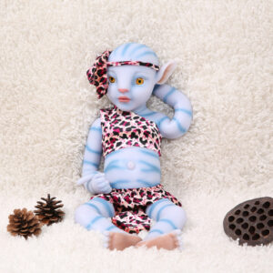 20 inch Full Body Silicone Eyes Open Reborn Baby Avatar Not Vinyl Dolls, Lifelike Realistic Baby Dolls Boy - TRANSWEET