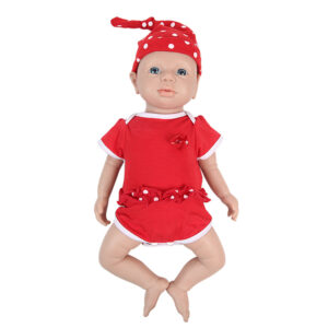 19 Inch Eyes Open Full Body Silicone Baby Dolls Realistic, Non Vinyl Dolls, Reborn Silicone Dolls Full Silicone Baby Girl - TRANSWEET