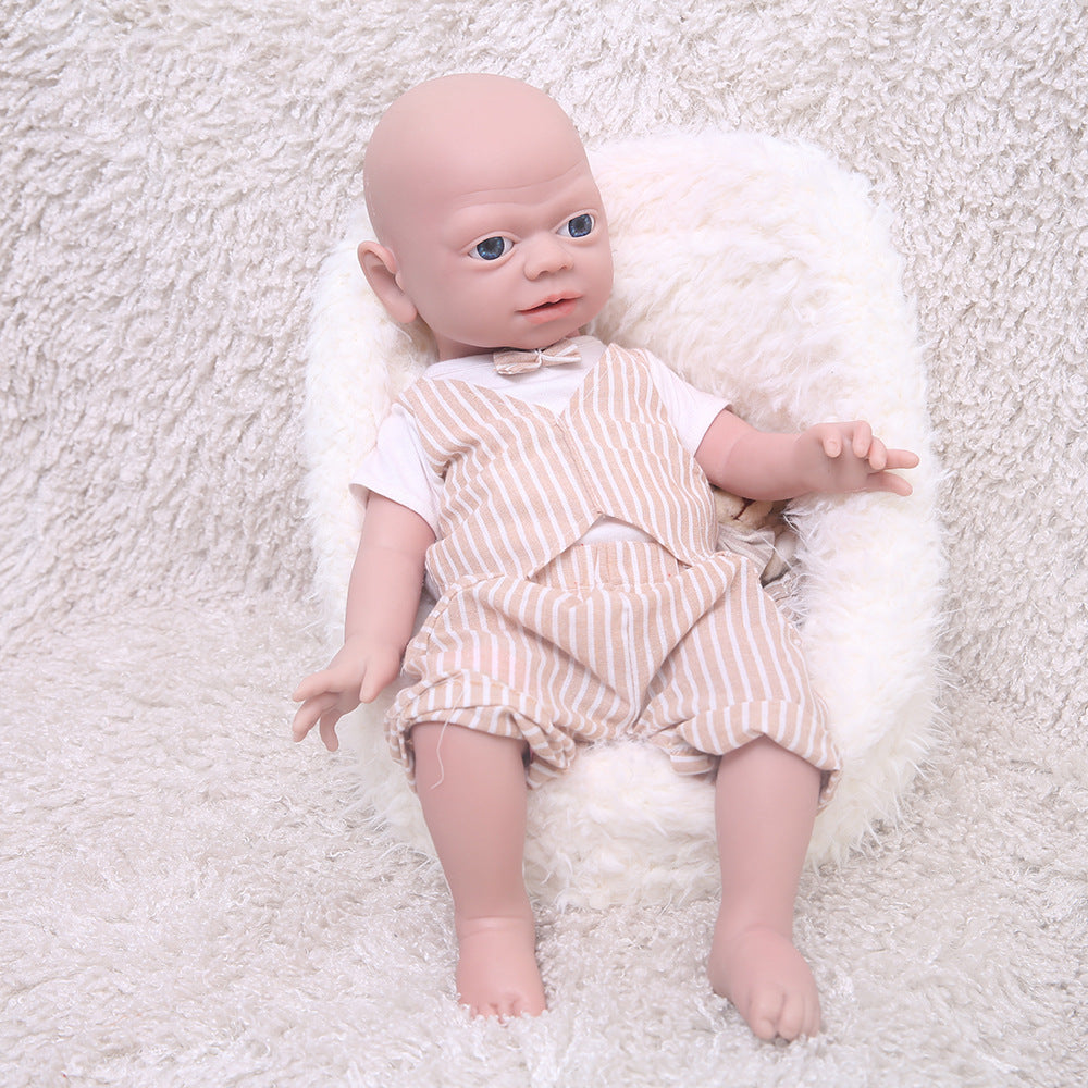 21 inch Full Body Silicone Baby Dolls Realistic, Not Vinyl Dolls,  Real Lifelike Reborn Silicone Baby Doll  With Clothes - Boy - TRANSWEET