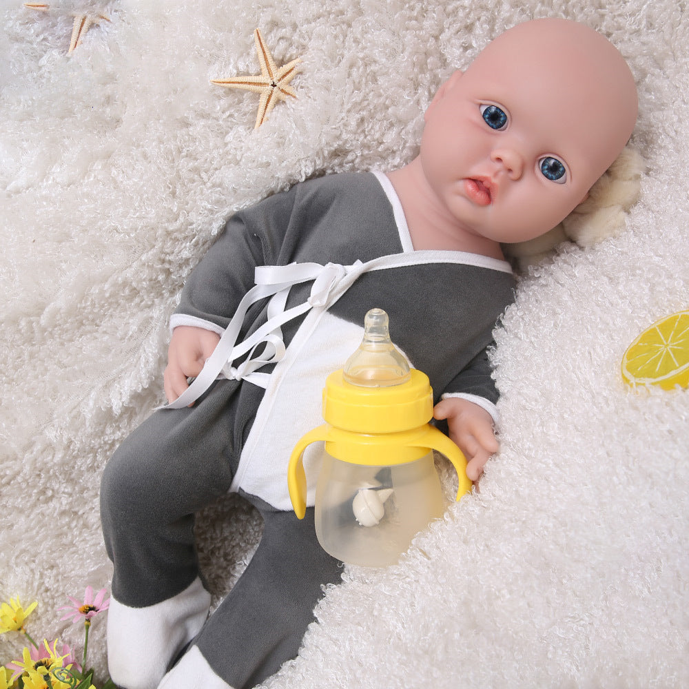 18 Inch Full Body Silicone Doll Not Vinyl Dolls, Silicone Dolls Full Silicone Baby - Boy - TRANSWEET