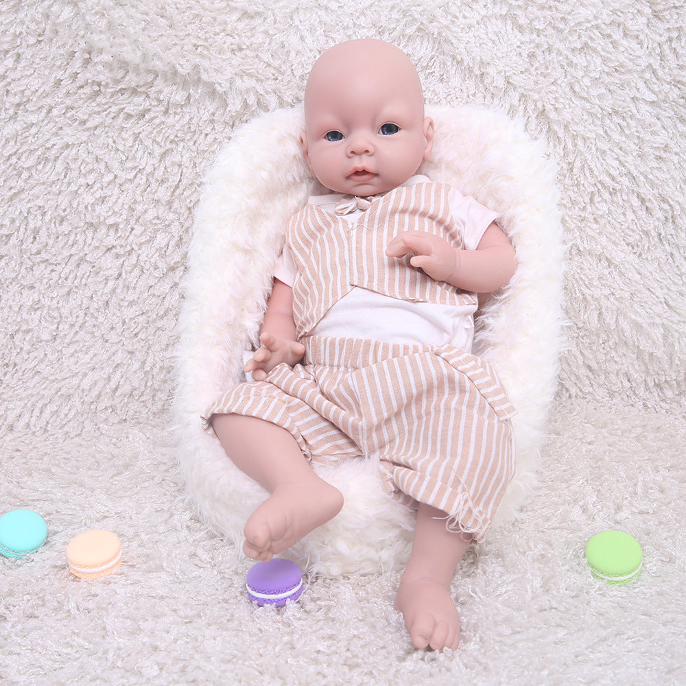 20.5 Inch Full Body   Eye Open Full Silicone Baby Dolls, Not Vinyl Dolls, Can Take a Pacifier Silicone Dolls Full Silicone Baby - Boy - TRANSWEET