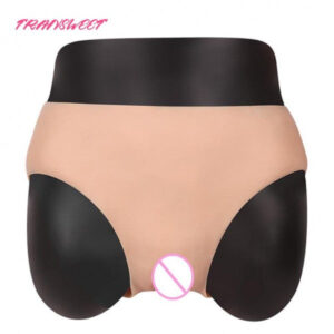 TRANSWEET Silicone Realistic Vagina Briefs Shemale Crossdresser Pussy Pants Transgender Artificial Sex Fake Vagina Underwear - TRANSWEET